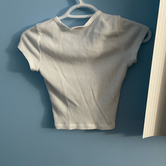 Tna waffle knit crop top white - Picture 3 of 3